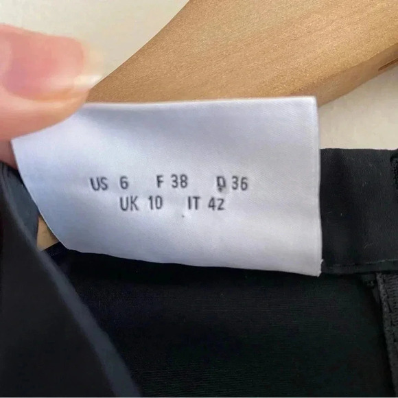 NWOT AKRIS PUNTO Plisse Cotton Midi Belted Dress Navy Blue Sz 6 - Picture 6 of 9